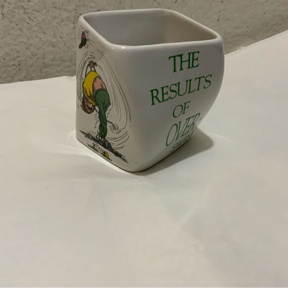 Golf Gifts Inc. Coffee Mug The Results of Over Swing Twisted 1991 - Picture 1 of 9